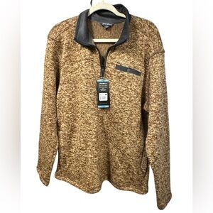 Eddie Bauer Men's rust Heather Sweater size L